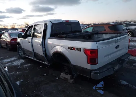 2018 Ford F-150 Lariat from USA, damaged, VIN 1FTEW1E51JFC62106